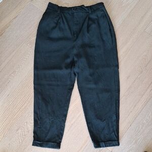 Zara Deep Green Capris - XS